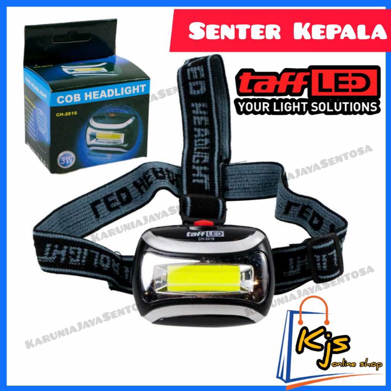 Senter Kepala COB HeadLight t4ffLed senter LED kepala