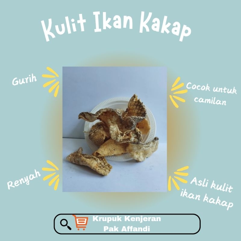 

Krupuk Kulit Ikan Kakap Matang 100gram ~ Oleh-oleh Surabaya ~