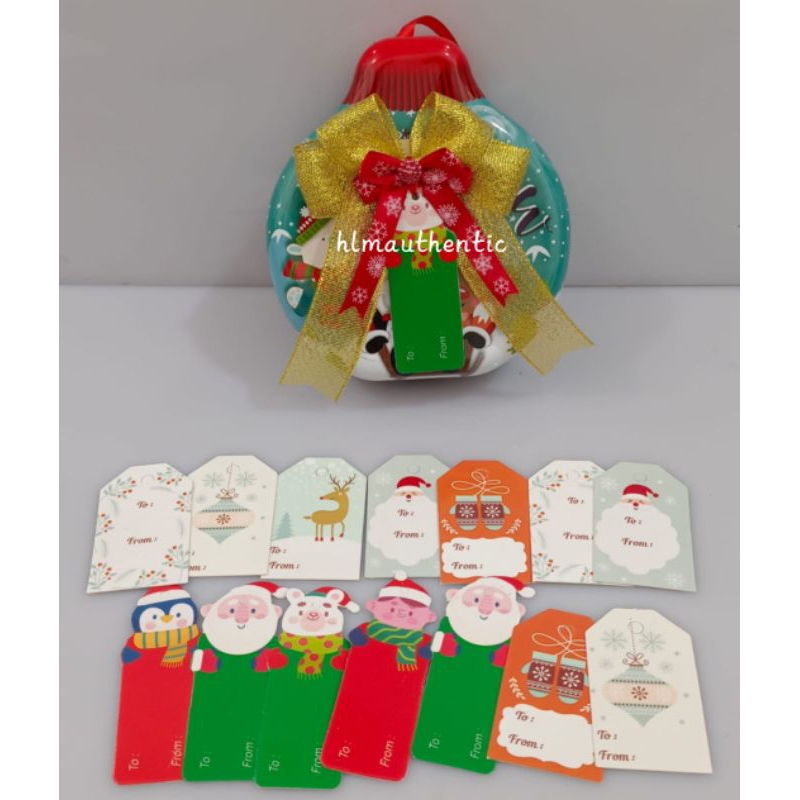 

PITA NATAL MERRY CHRISTMAS SIAP PAKAI PITA+HANGTAG RANDOM