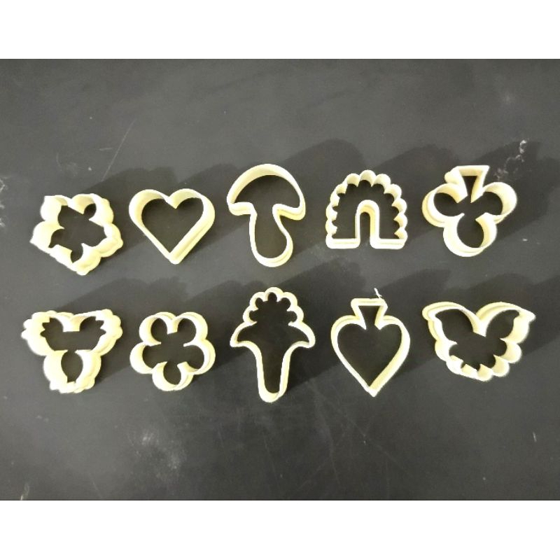 cetakan kue kering klasik / kue kering jadul plastik 10 motif sin lian 206