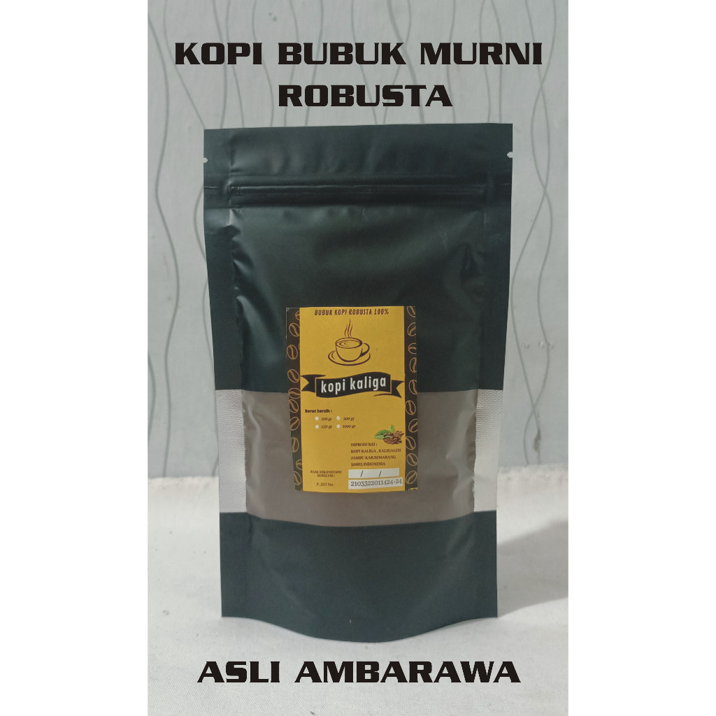

Kopi Bubuk Murni Robusta Kopi Hitam Bubuk Asli