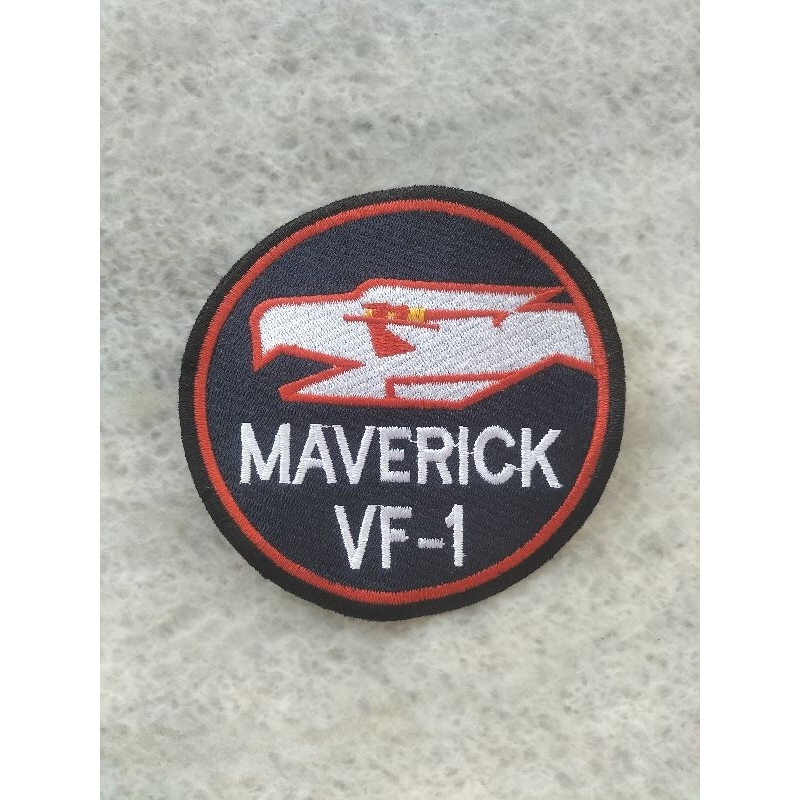 Patch Bordir Pilot Top Gun Maverick US Navy