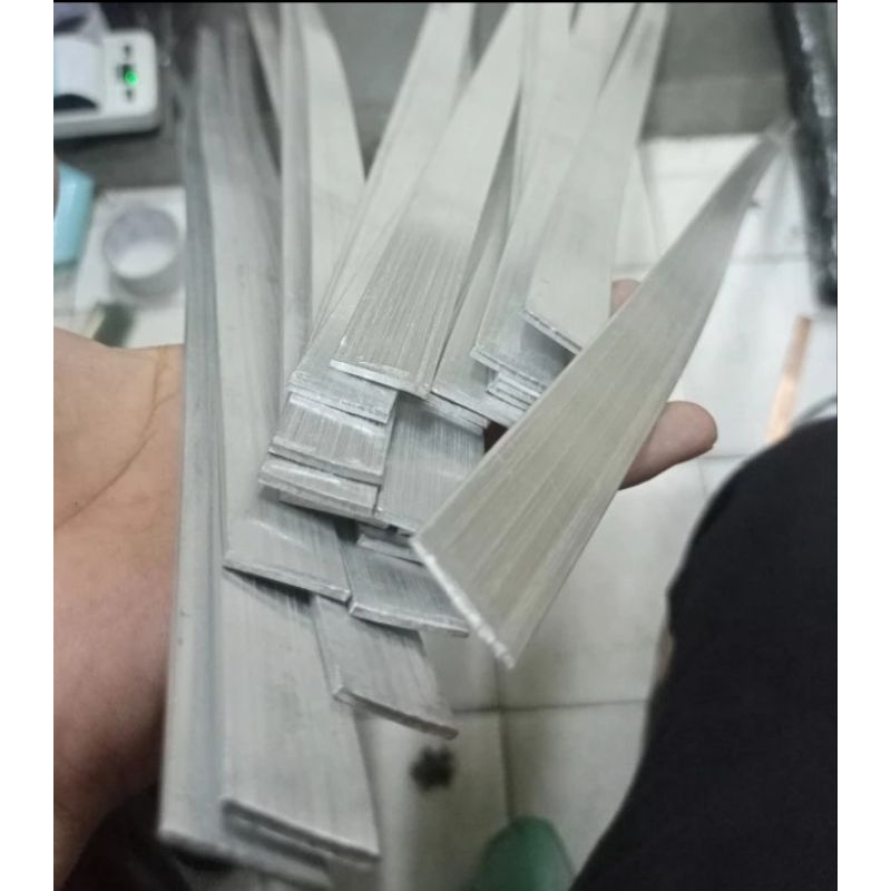 plat strip alumunium tebal 6mm x 25mm x 1000mm