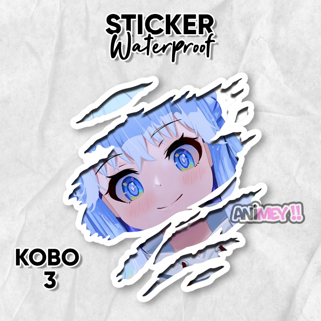 Stiker Scratch Kobo Kanaeru / Sticker Anime Waterproof