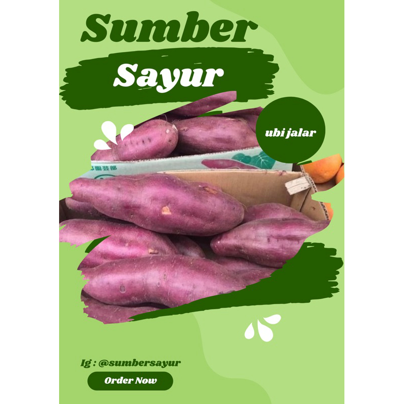 

ubi jalar sumber sayur segar murah makassar