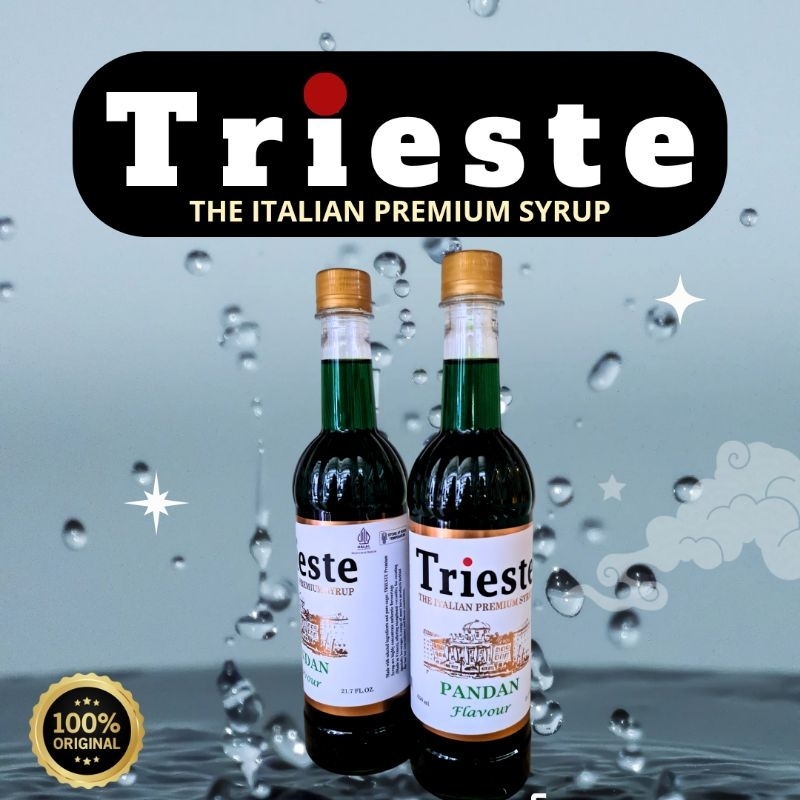 

Trieste Syrup Pandan 650ml