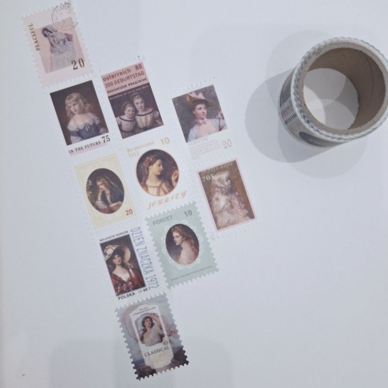 

Stamp Washi Tape Roll Premium RETRO
