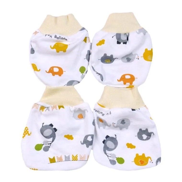 KODE B3O SARUNG TANGAN PUTIH DK ISI 1 LUSIN  SET 12 PASANG KAOS TANGAN DAN KAKI Bahan KAOS DK Motif 