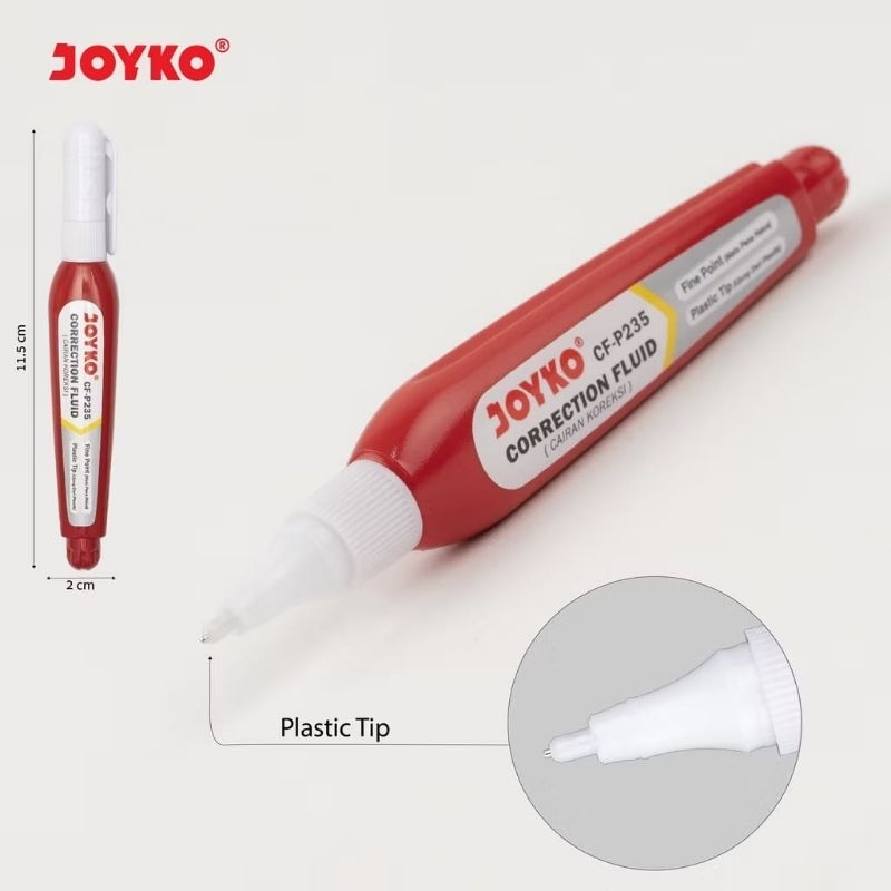 

[IG37] | Jokyo korrection fluid pen tipex cair putih cf-p235 cocok untuk anak TK, SD, SMP dll