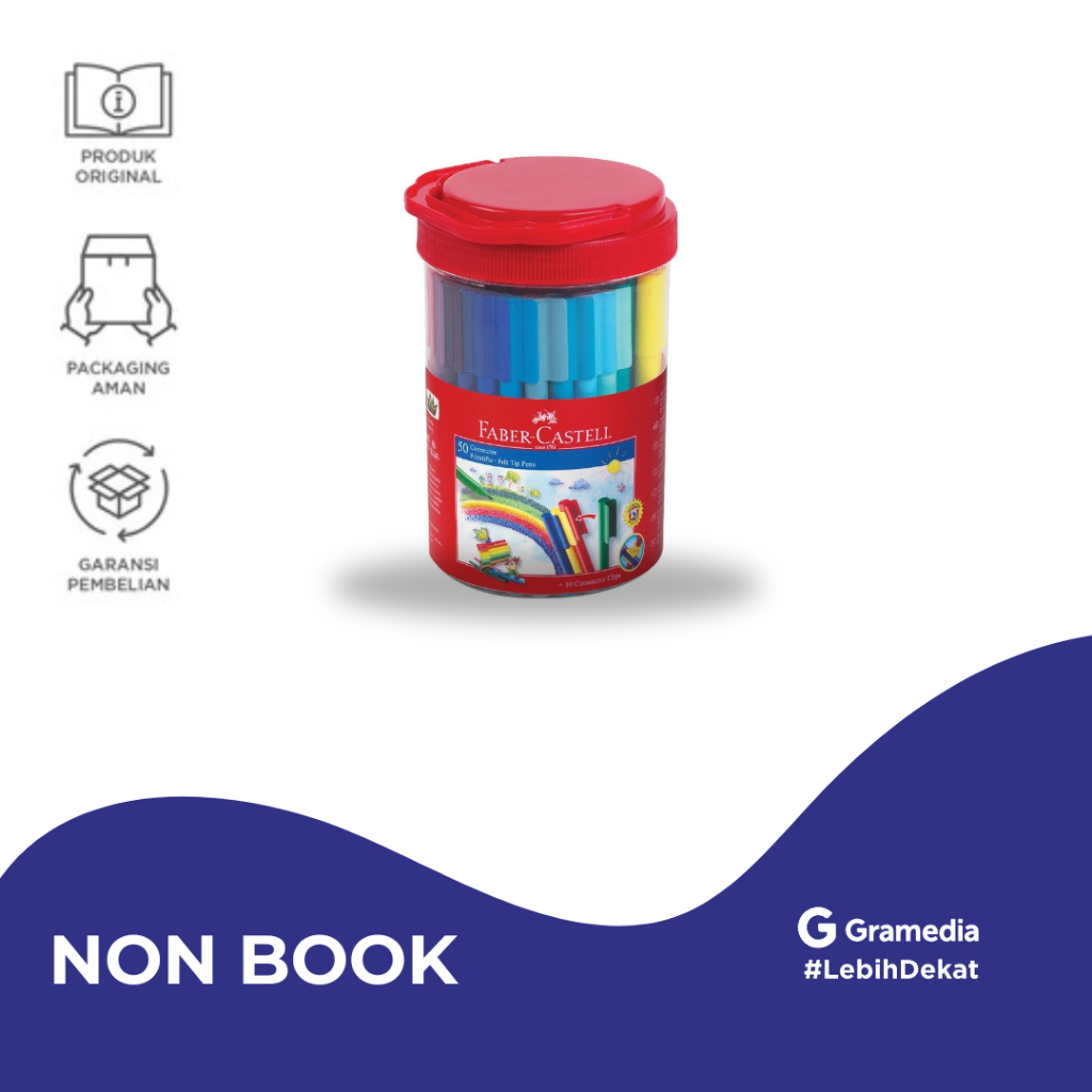 

Faber-Castell Spidol Warna Marker Connector Pen 50 - Gramedia Jember