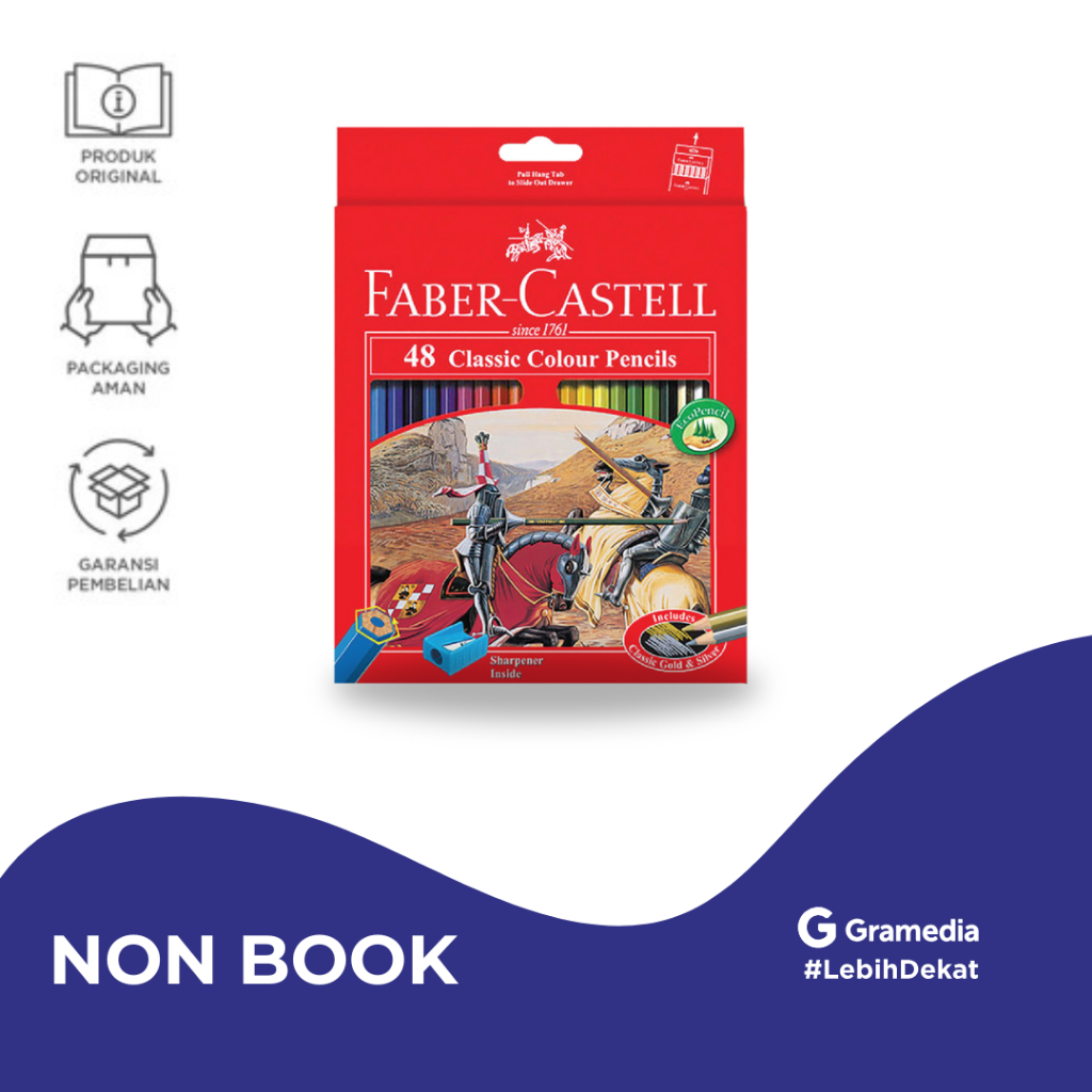 

Faber-Castell Classic colour pencils 48 - Gramedia Jember