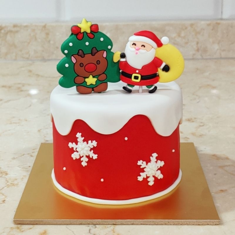 Mini Christmas Cake for Hampers / Kue Natal Mini