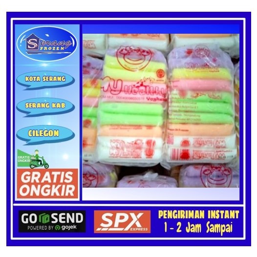 

Yogurt MY Helaty isi 30s, Es yoget Serang Frozen