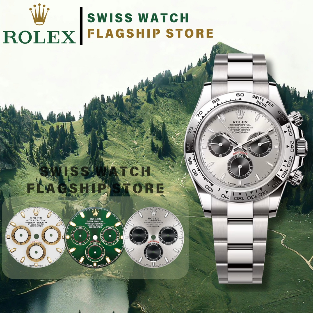 【✅100% Original】Jam Tangan Pria Rolex watch Cosmograph Daytona M126509-0003 40mm Ready Stock Automat