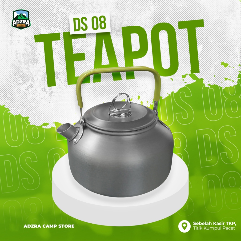 DS 08 | Camping Teapot DS 08 | Teko Camping | Alat Memasak Camping | Teko Camping DS 08 | Outdoor