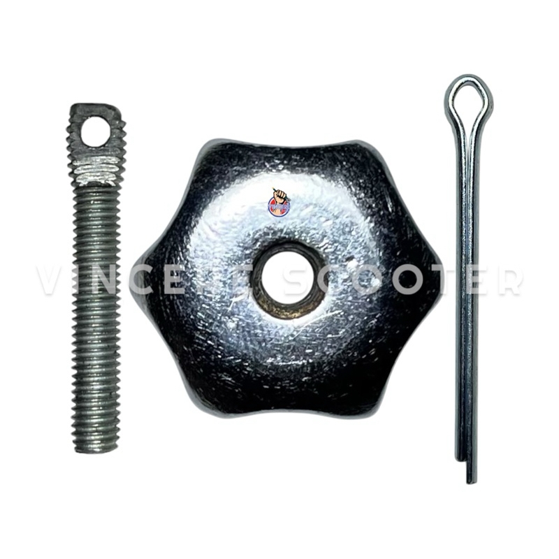 Baut Mur Kitiran Tutup Tangki Chrome Vespa Super Sprint VBB VNB VGLB Kongo PTS