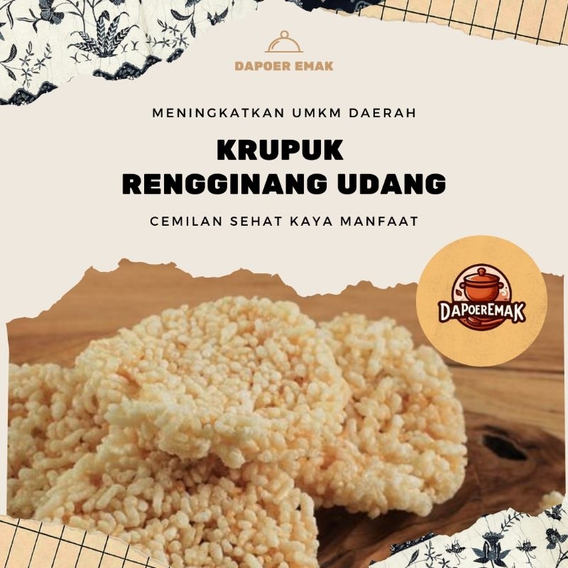 

Rengginang Udang Asli Mentah - Diameter 7 cm, Tanpa Pengawet