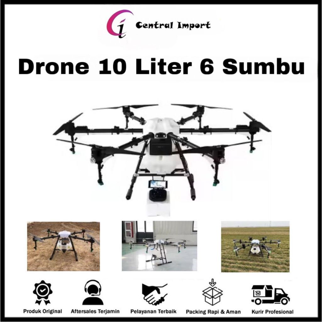 TYI agriculture Drone 10 Liter 6 Axis - Drone Pertanian perkebunan - Drone Sprayer
