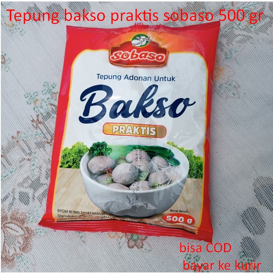 

Tepung bakso praktis sobaso 500 gr