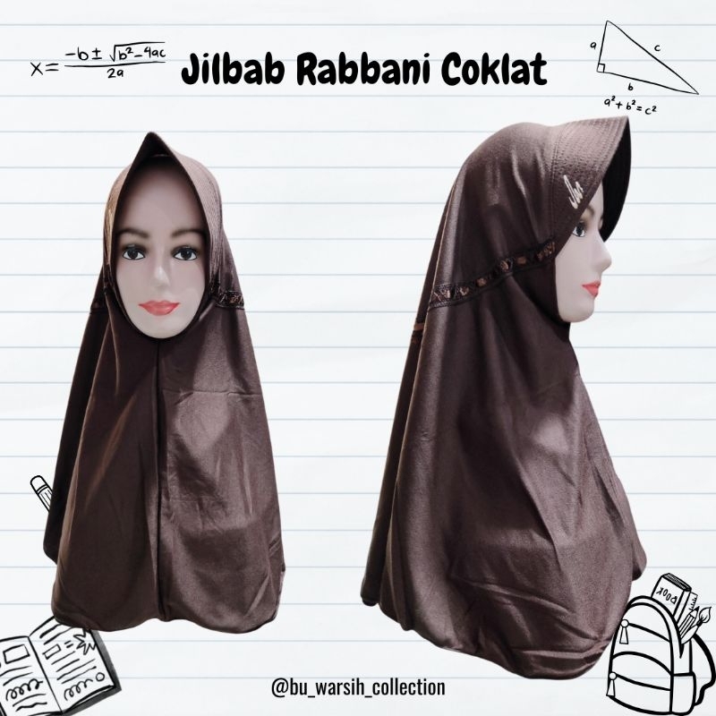 Jilbab Rabbani Coklat Pramuka