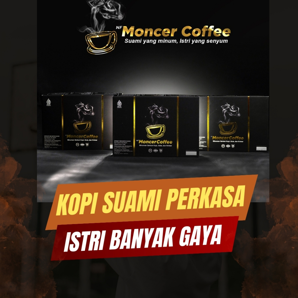 

MONCEER COFFEE ORIGINAL Kopi Mocer Kuat Stamina Pria Tahan Lama Pembangkit Energi BPOM HALAL HERBAL
