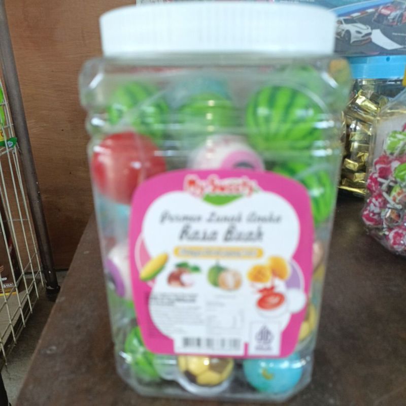 Permen Bola Dunia Satu Toples Isi 50