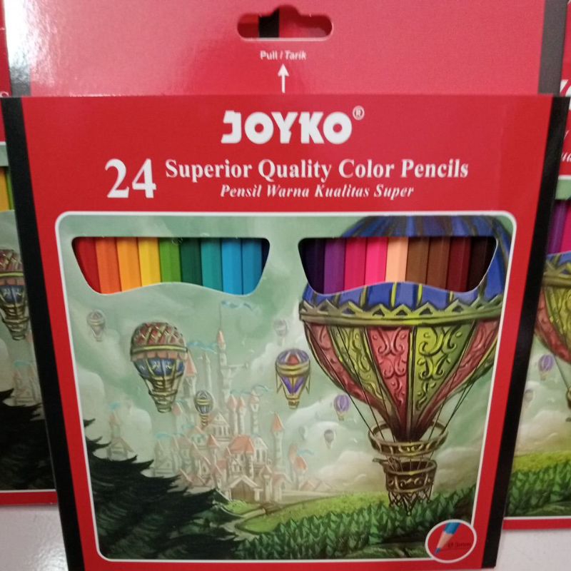 

Pensil warna JOYKO CP-101 24warna #alat tulis anak pensil anak pensil warna crayon
