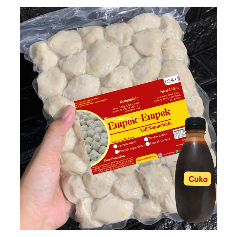 

PEMPEK PALEMBANG / ADAAN/IKAN SEGAR/Kemasan 1kg/enak
