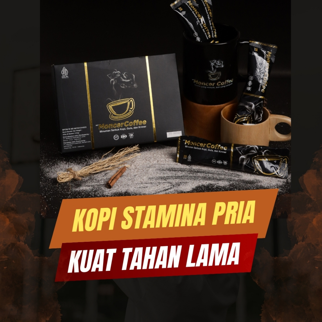 

MONCEER COFFEE ORIGINAL | Kopi Mocer Kuat Tahan Lama Penambah Stamina Pria Tanpa Efek Samping Alami