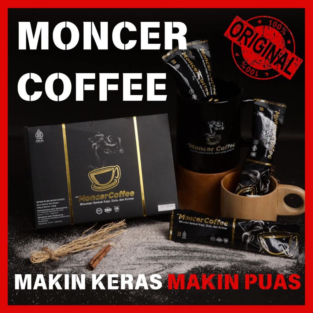 

MNCR COFFEE 100% ORIGINAL OBAT KUAT PRIA DEWASA PERKASA TAHAN LAMA ALAMI HERBAL AMAN BPOM HALAL