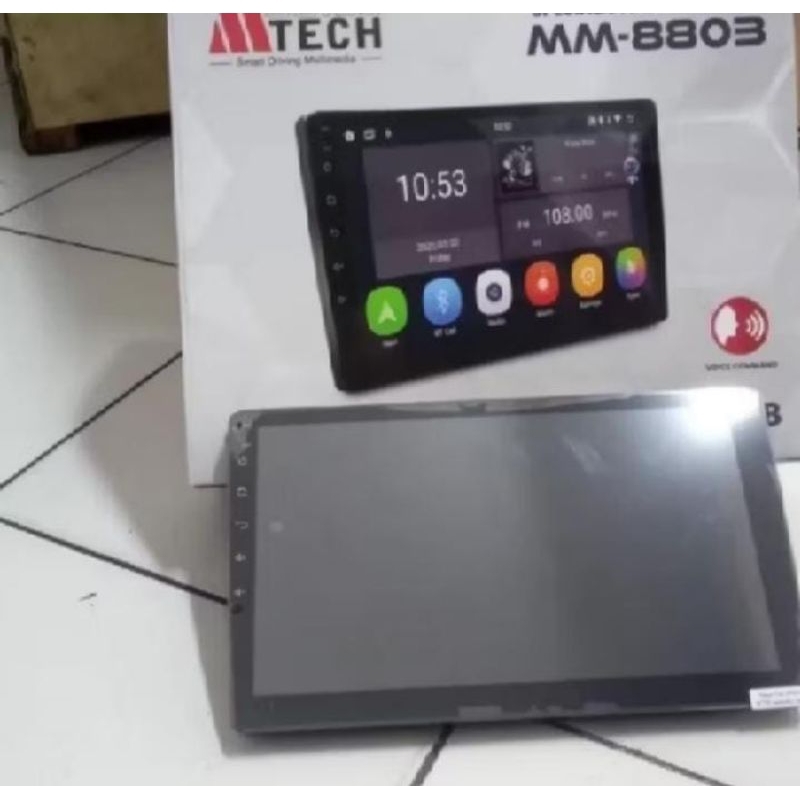 head unit android 10 inch mtech mm-8803 ram 2+32