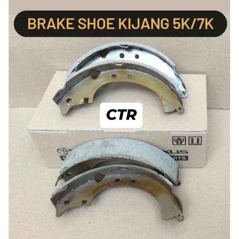 BRAKE SHOE~KIJANG /KAMPAS REM BELAKANG ASLI ORIGINAL TOYOTA KIJANG 5K /7K