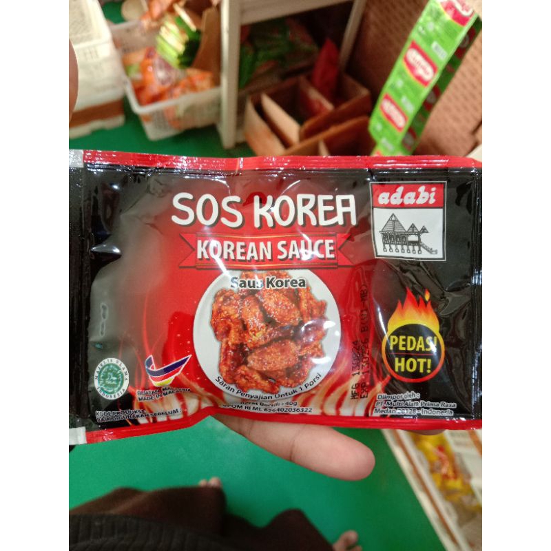 

Adabi saos Korea 40gr