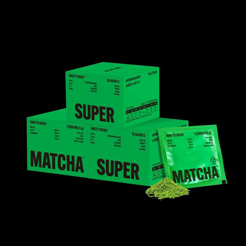 

[Pre Order] Super Matcha Sweet Pocket 3box (1box = 10 sachet)