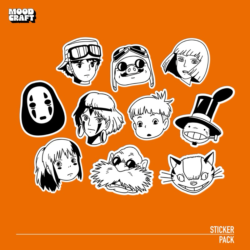 

Sticker Vinyl Studio Ghibli - Sticker Pack | SP - 027