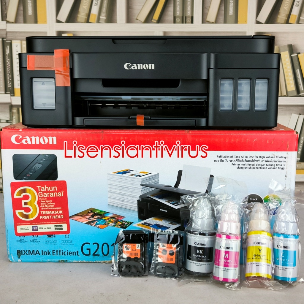 Printer Canon G2010 G 2010 Scan Copy Print Infus Pabrik Include Tinta siap Pakai