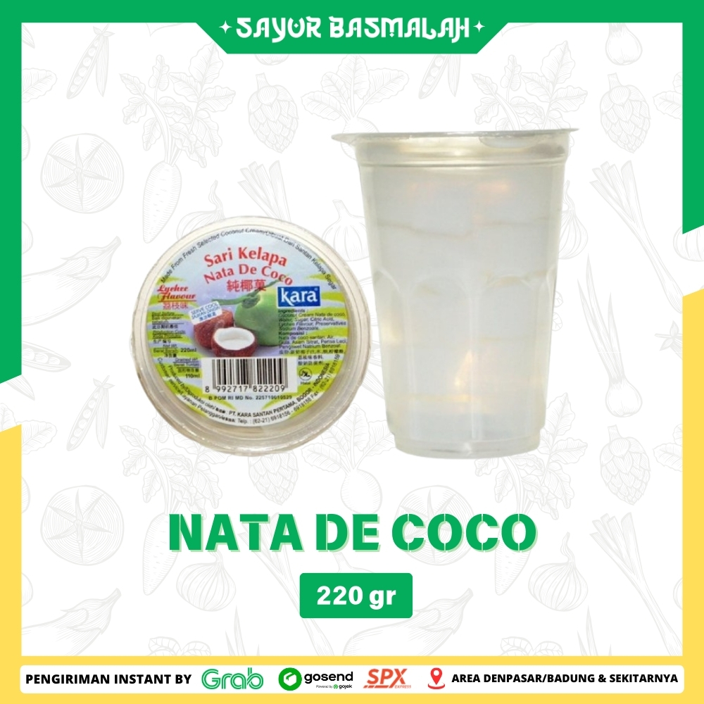 

Nata De Coco 220gr - Sayur Basmalah