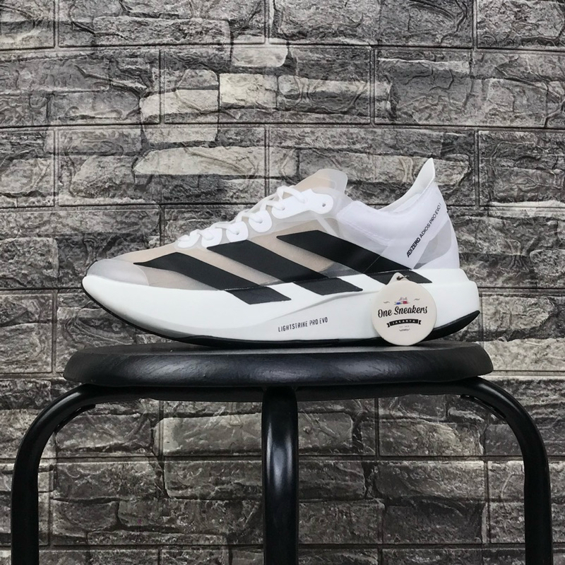 ADIDAS ADIZERO ADIOS PRO EVO 1 WHITE BLACK