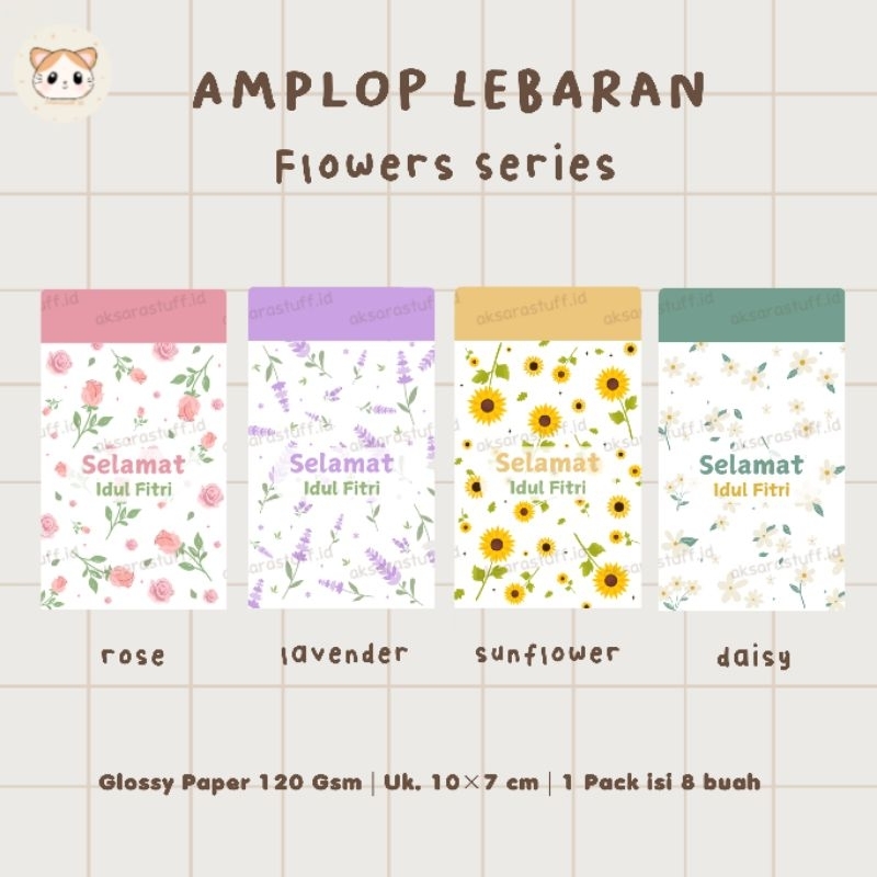 

AMPLOP LEBARAN FLOWERS SERIES | AMPLOP LEBARAN LUCU 2025