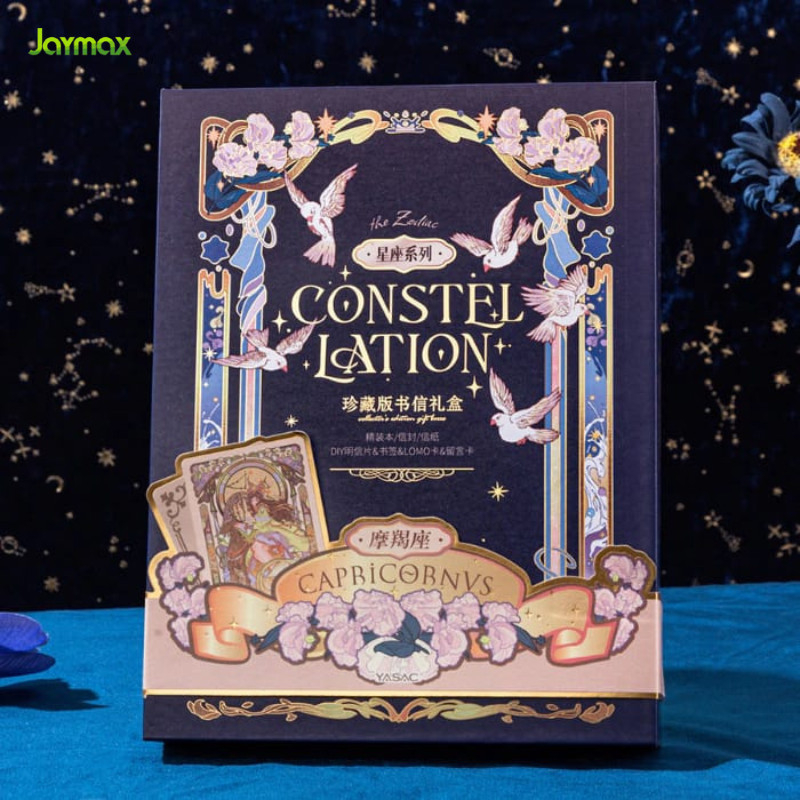 

mh Buku Notebook Diary The Zodiac Constelation + Gift Box Jurnal Set
