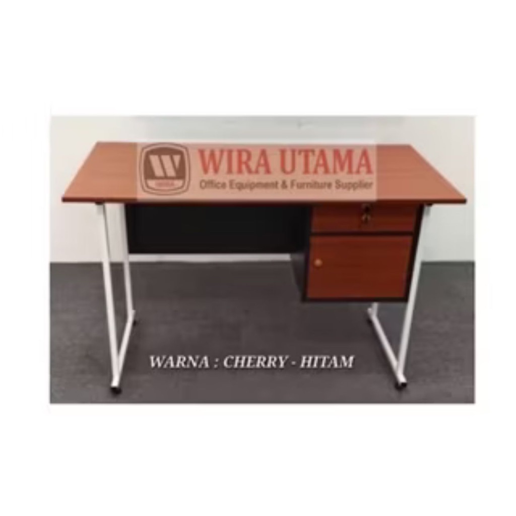 Meja Kaki Besi Murah / Meja Kantor Kaki Besi / Meja Belajar Kaki Besi / Meja 1/2 Biro Kaki Besi / Me