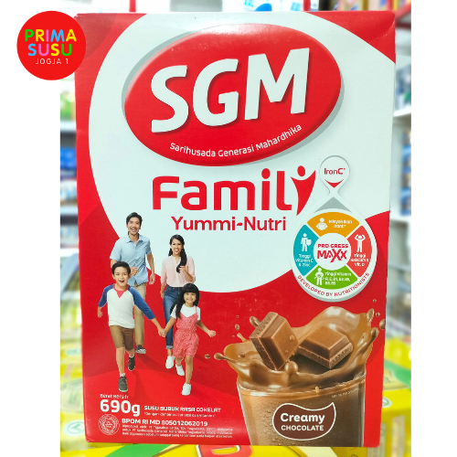 

SGM Family Yummi-nutri 690gr Creamy Chocolate