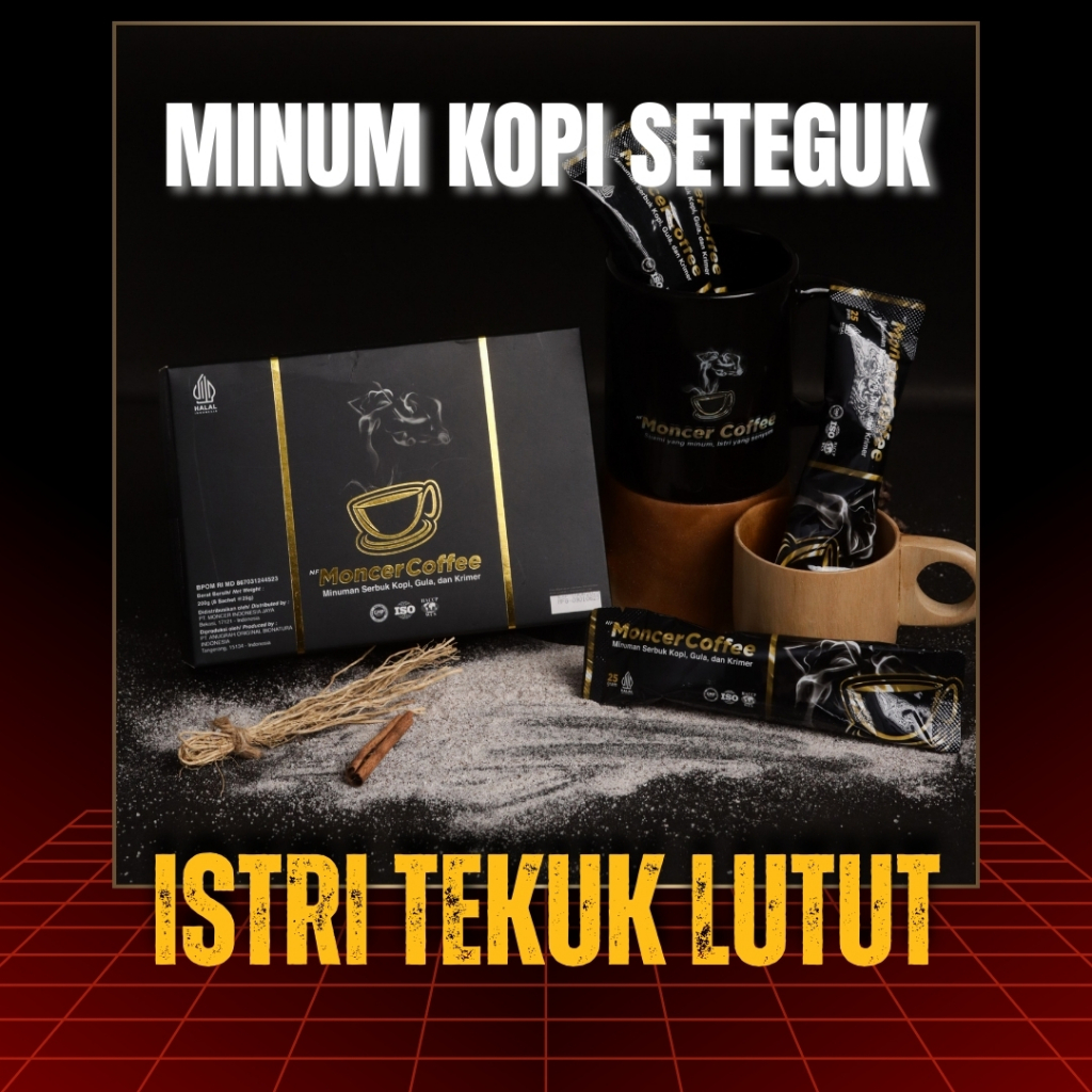 

MONCEER COFFEE ORIGINAL KOPI MOCER PRIA DEWASA BERKUALITAS UNTUK KUAT TAHAN LAMA BPOM, HALAL