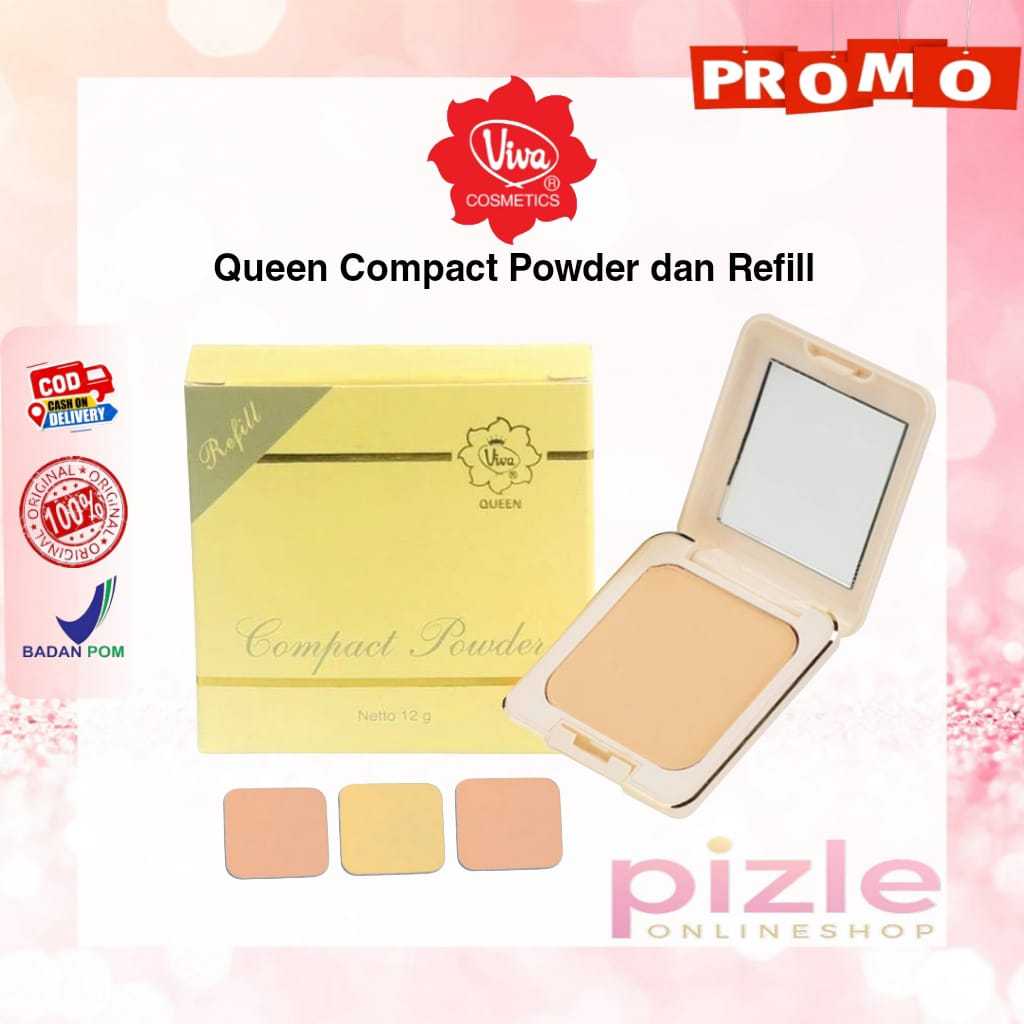 Viva Queen Compact Powder Full - Viva Queen Compact Powder Refill