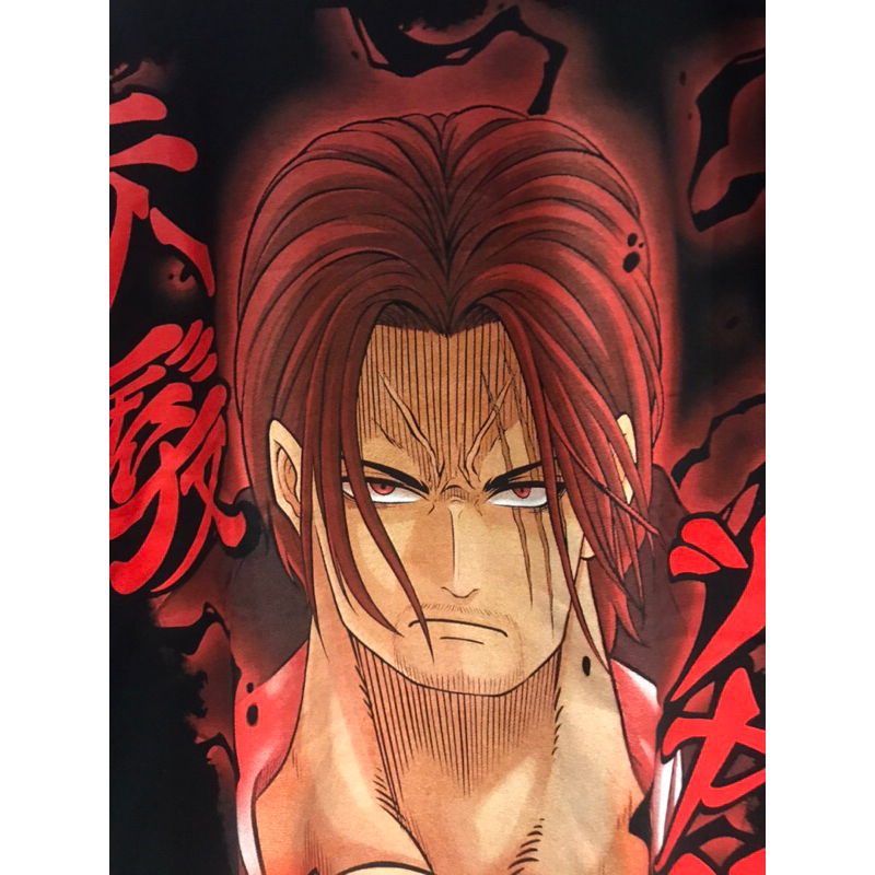 T-Shirt / Tees Bootleg Shanks One Piece Anime Black Colour (NEW)