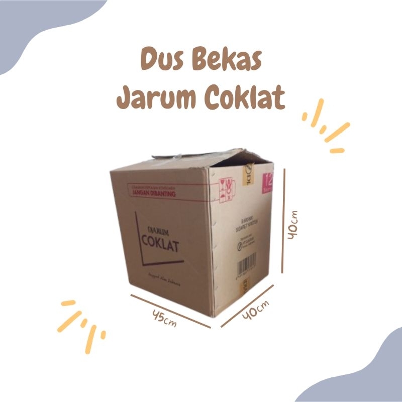 

MINIMAL ORDER 5PCS KARDUS BEKAS / KARTON BOX / DUS TEBAL / KARDUS PACKING