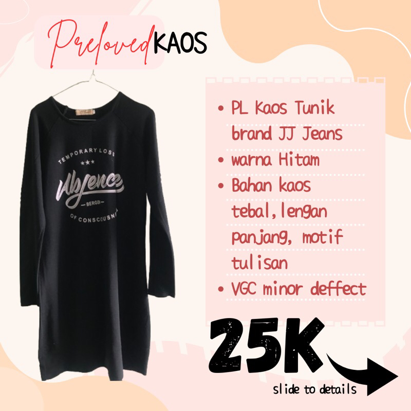 PRELOVED KAOS JJ JEANS