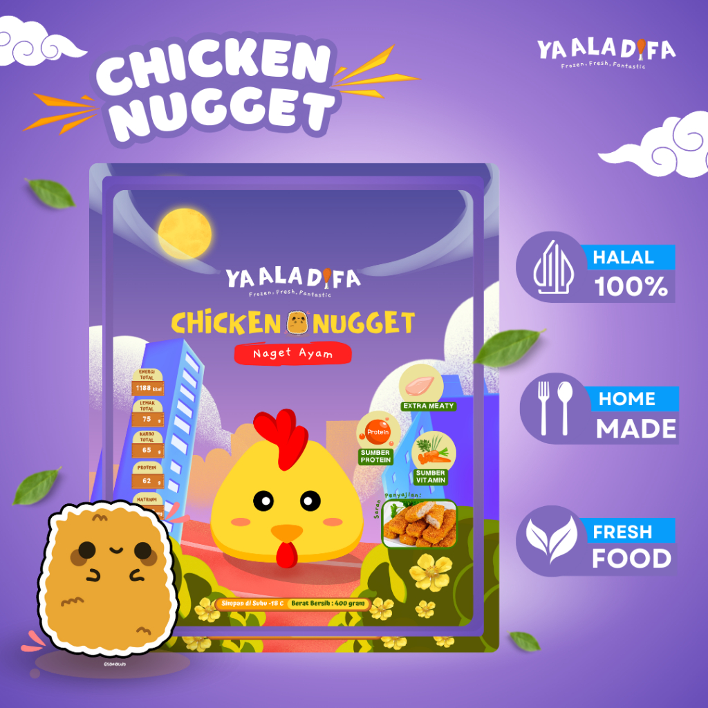 

YA ALA DIFA Chicken Nugget 400 gr
