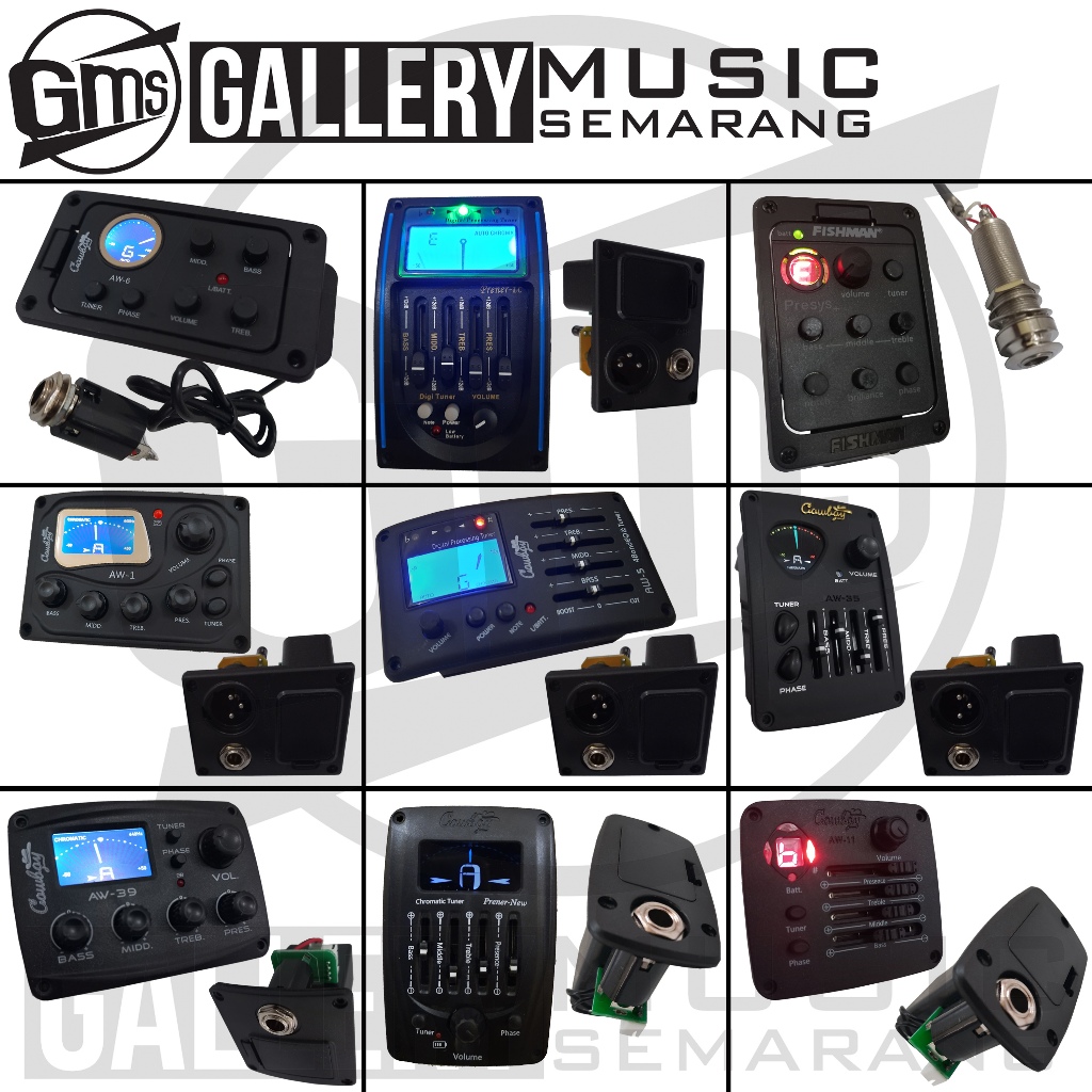 ORIGINAL Preamp Equalizer Gitar Akustik Elektrik Cowboy Original