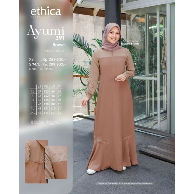 AYUMI 391 BROWN "L,XL" BY ETHICA